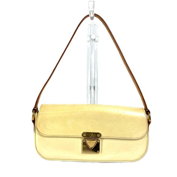 LOUIS VUITTON White Pearl Monogram Shoulder Bag - Picture 1 of 14